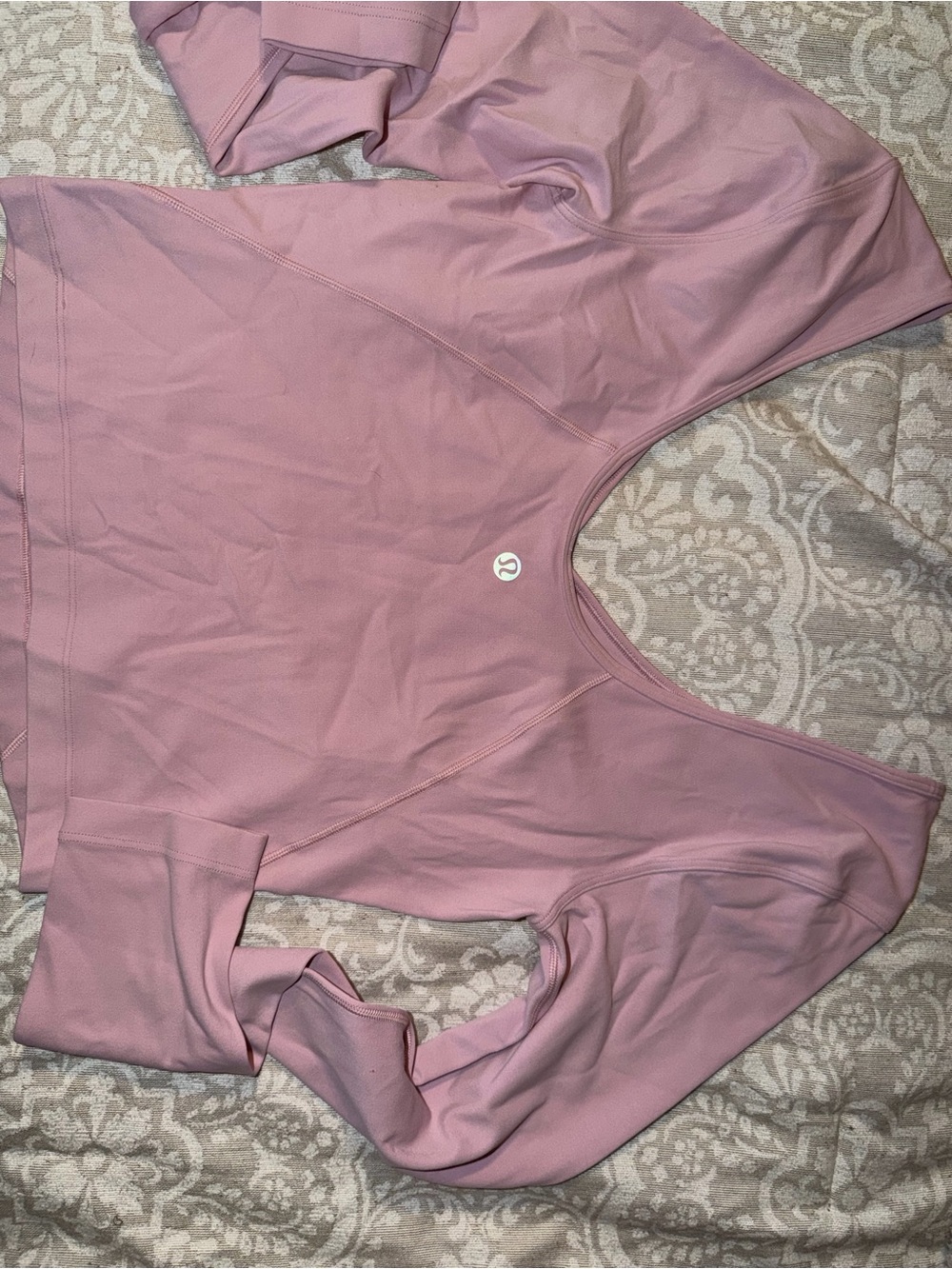 lululemon athletica Dusty Pink Scoop Neck Top